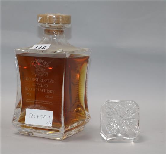 A Burberrys Scotch whisky decanter and Frier John limited edition Scotch whisky